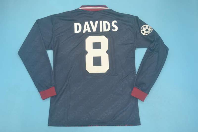 Ajax Soccer Jersey Away Long Sleeve Retro Replica 1994/95