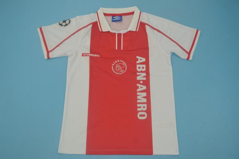 Ajax Soccer Jersey Home Retro Replica 1998/99