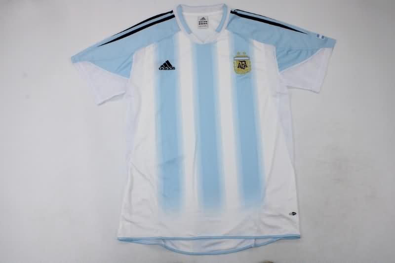 Argentina Soccer Jersey Home Retro Replica 2004/05