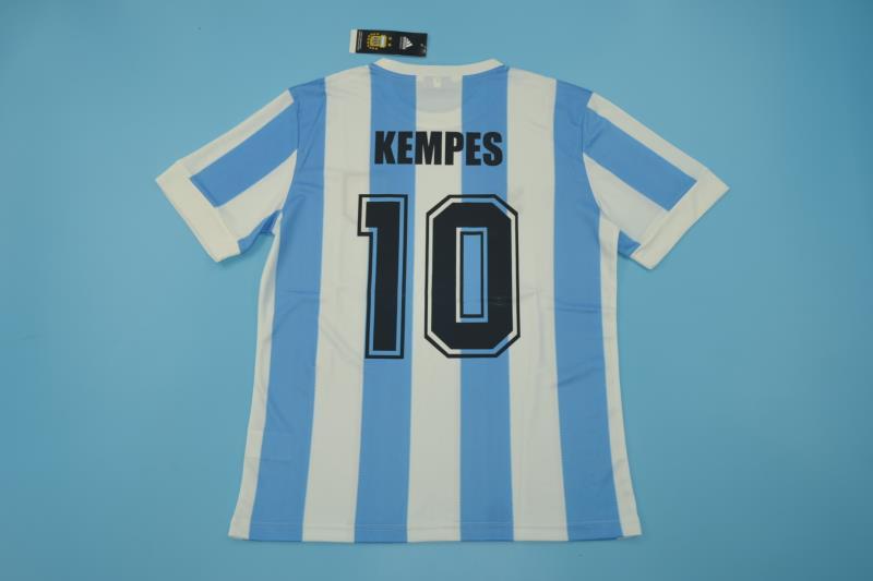 Argentina Soccer Jersey Home Retro Replica 1978