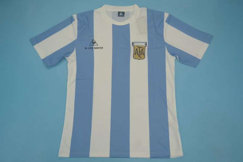Argentina Soccer Jersey Home Retro Replica 1985
