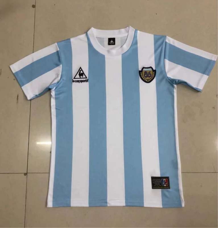 Argentina Soccer Jersey Champion Retro Replica 1986