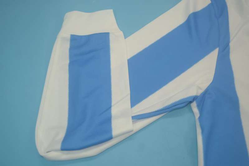 Argentina Soccer Jersey Home Long Sleeve Retro Replica 1986