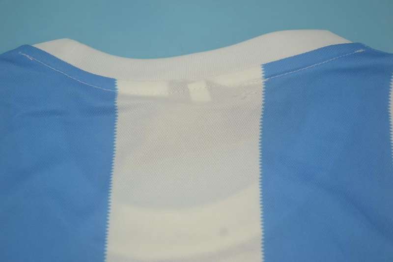 Argentina Soccer Jersey Home Long Sleeve Retro Replica 1986