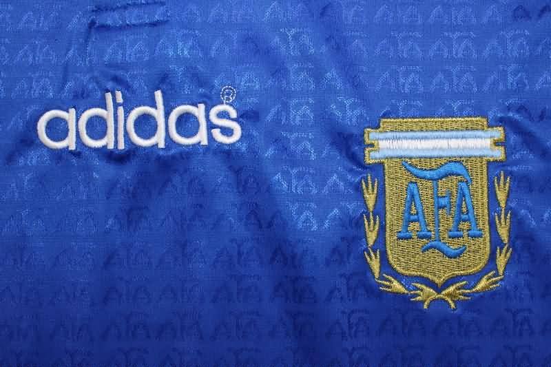 Argentina Soccer Jersey Away Retro Long Sleeve Replica 1994