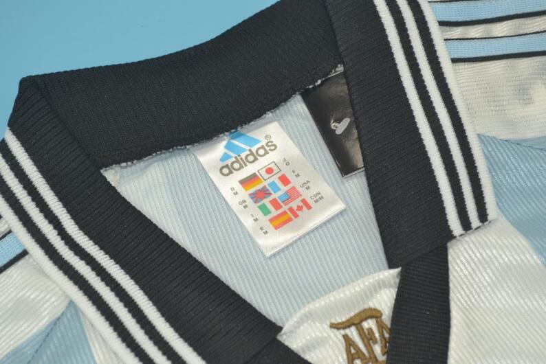 Argentina Soccer Jersey Home Retro Replica 1998