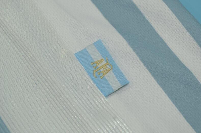 Argentina Soccer Jersey Home Retro Replica 1998