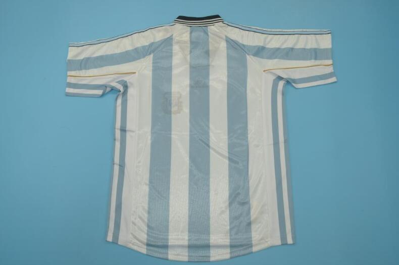 Argentina Soccer Jersey Home Retro Replica 1998