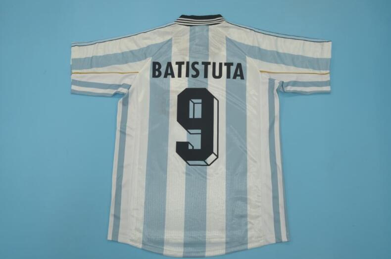 Argentina Soccer Jersey Home Retro Replica 1998