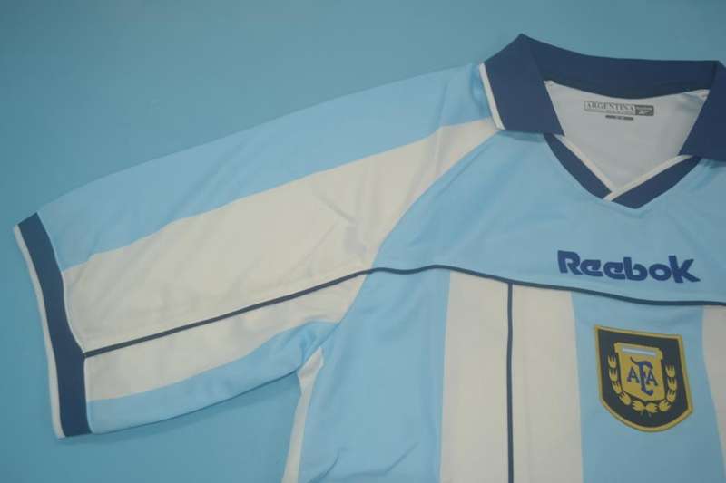 Argentina Soccer Jersey Home Retro Replica 2001