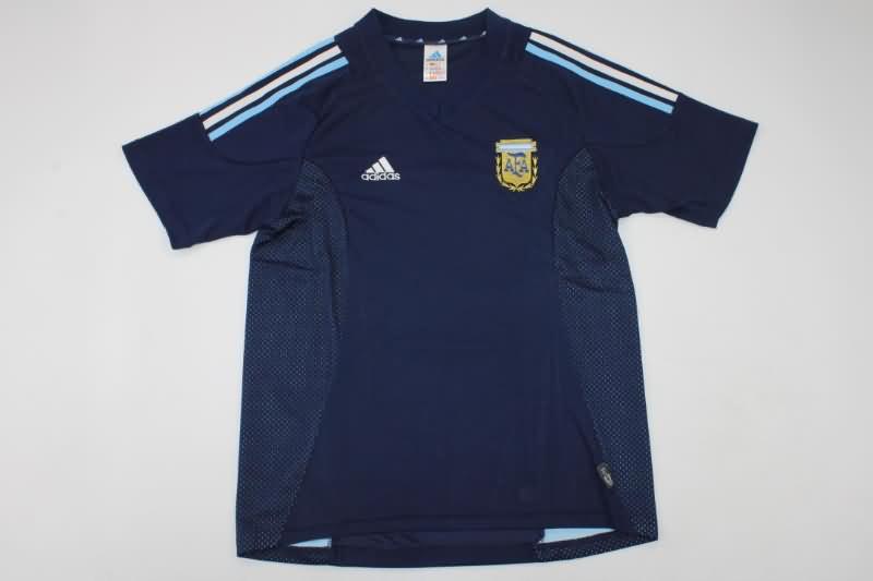Argentina Soccer Jersey Away Retro Replica 2002