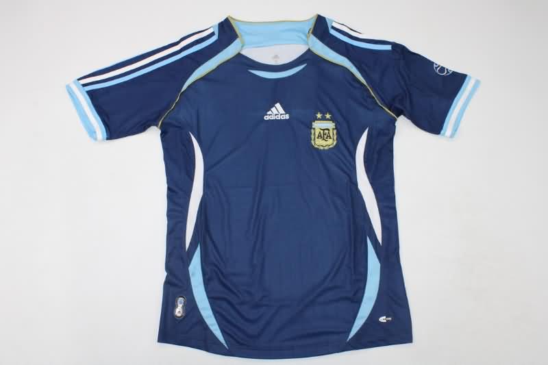 Argentina Soccer Jersey Away Retro Replica 2006