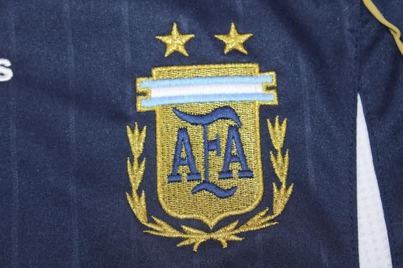 Argentina Soccer Jersey Away Long Sleeve Retro Replica 2006