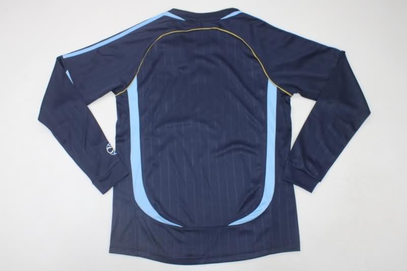 Argentina Soccer Jersey Away Long Sleeve Retro Replica 2006