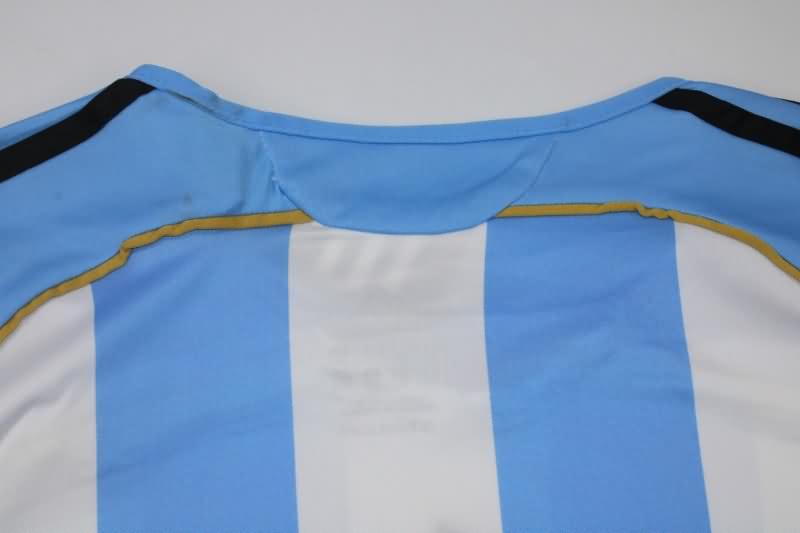 Argentina Soccer Jersey Home Long Sleeve Retro Replica 2006