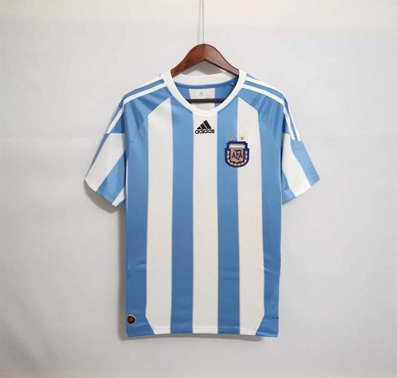 Argentina Soccer Jersey Home Retro Replica 2010