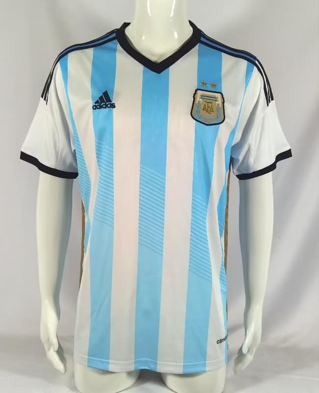 Argentina Soccer Jersey Home Retro Replica 2014