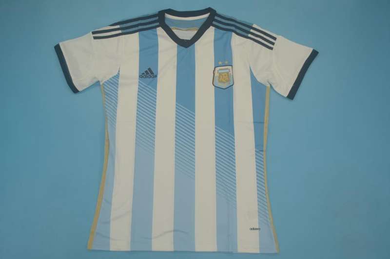 Argentina Soccer Jersey Home Retro (Player) 2014