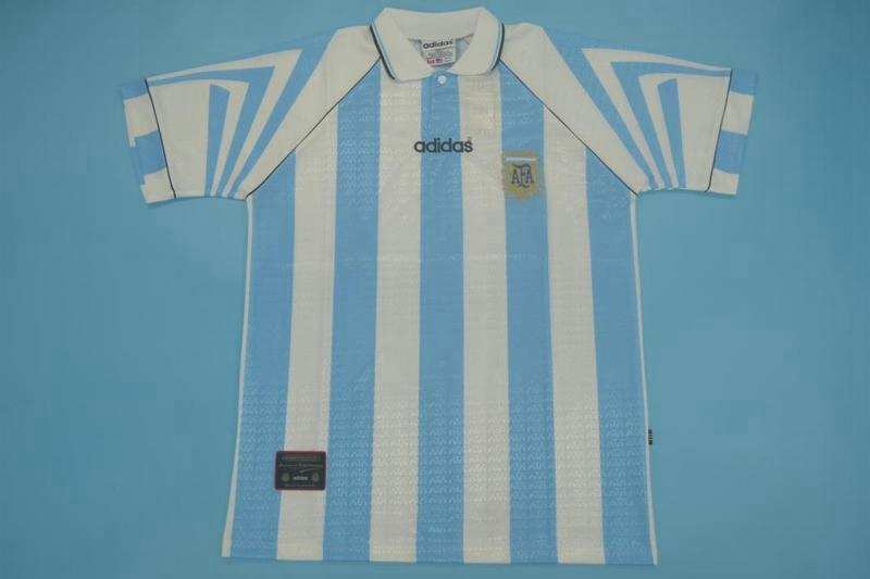 Argentina Soccer Jersey Home Retro Replica 1996/97