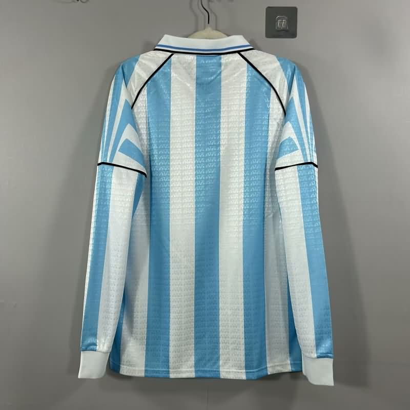 AAA Quality Argentina 1996/97 Home Long Sleeve Retro Soccer Jersey