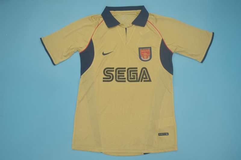 Arsenal Soccer Jersey Away Retro Replica 2001/02
