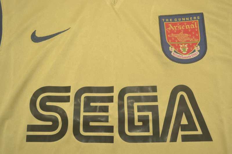 Arsenal Soccer Jersey Away Retro Replica 2001/02