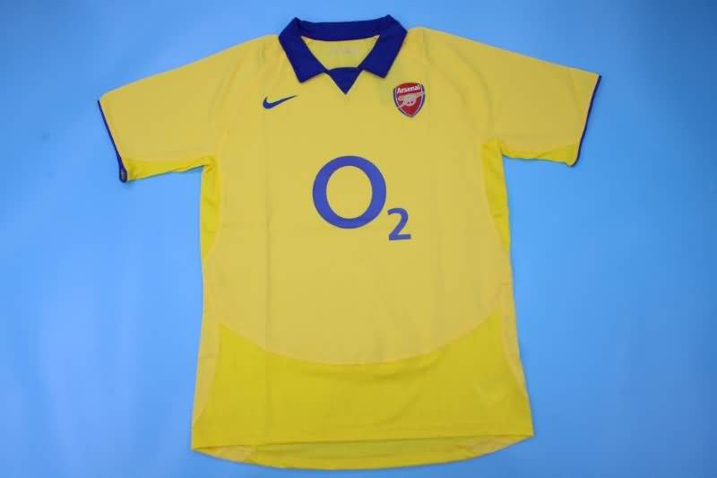 Arsenal Soccer Jersey Away Retro Replica 2003/04