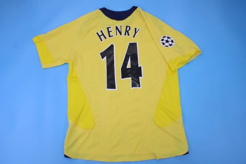 Arsenal Soccer Jersey Away Retro Replica 2005/06
