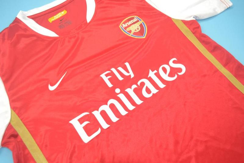 Arsenal Soccer Jersey Home Retro Replica 2006/07