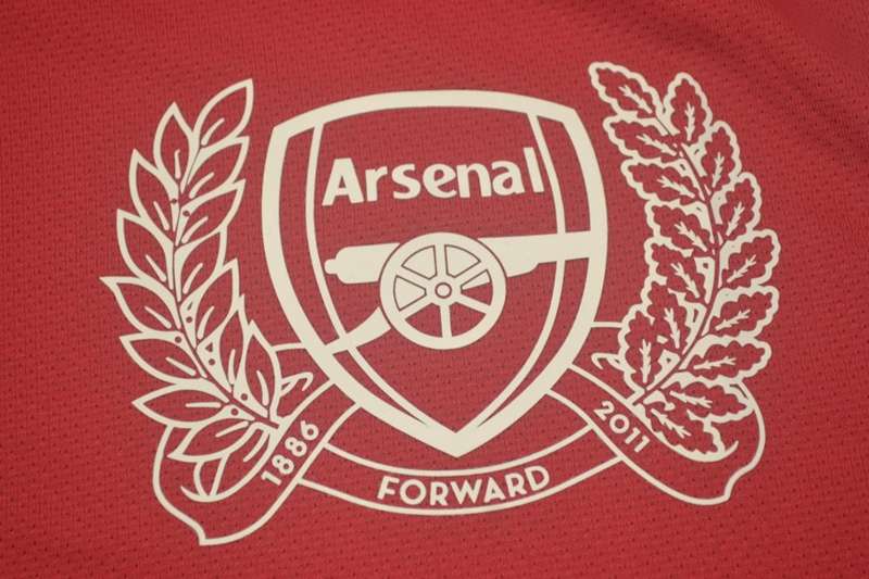 Arsenal Soccer Jersey Home Long Retro Replica 2011/12