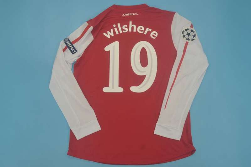 Arsenal Soccer Jersey Home Long Retro Replica 2011/12