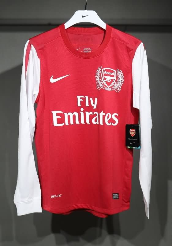AAA Quality Arsenal 2011/12 Home Long Retro Soccer Jersey (Player)