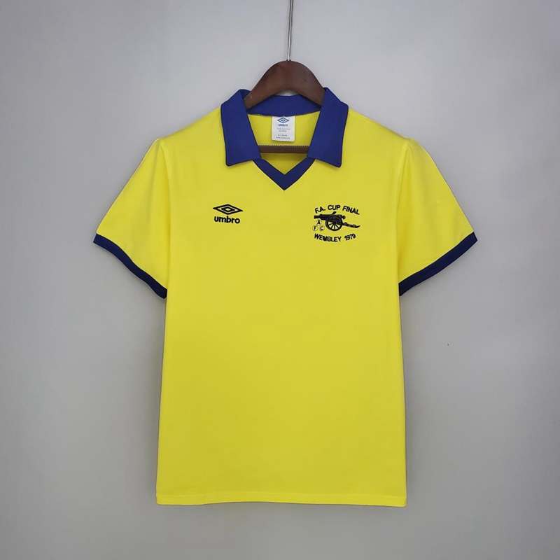 Arsenal Soccer Jersey Fa Cup Final Retro Replica 1979