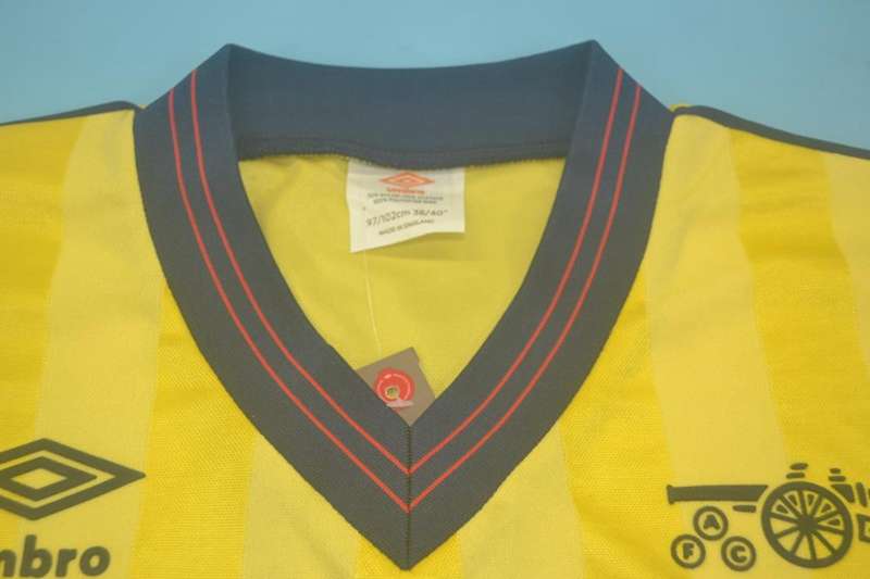 Arsenal Soccer Jersey Away Retro Replica 1984/86