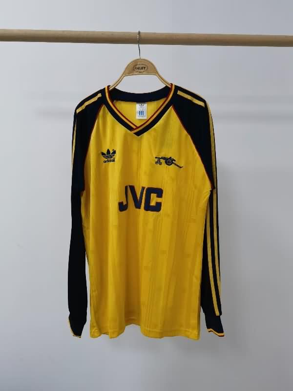 Arsenal Soccer Jersey Away Long Sleeve Retro Replica 1988/90