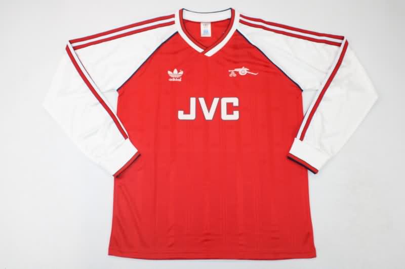 Arsenal Soccer Jersey Home Long Sleeve Retro Replica 1988/90