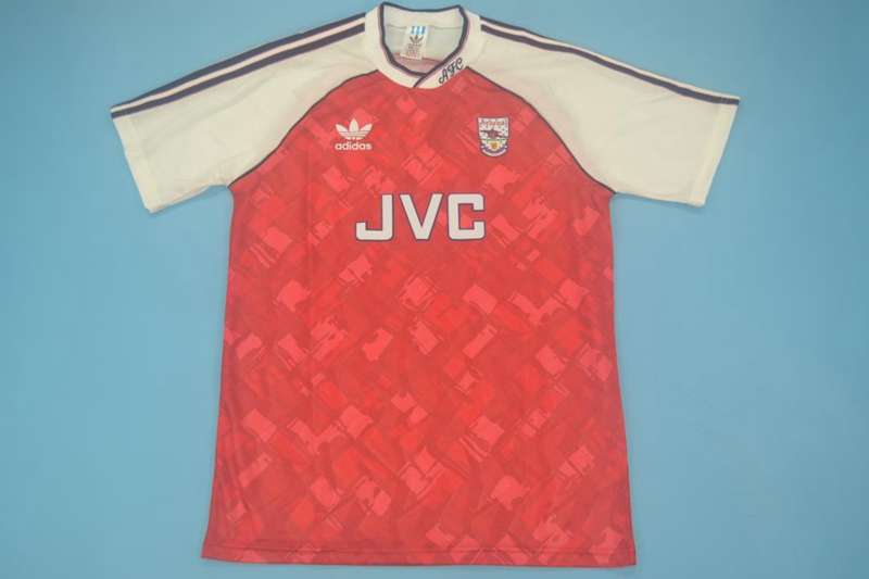 Arsenal Soccer Jersey Home Retro Replica 1990/92