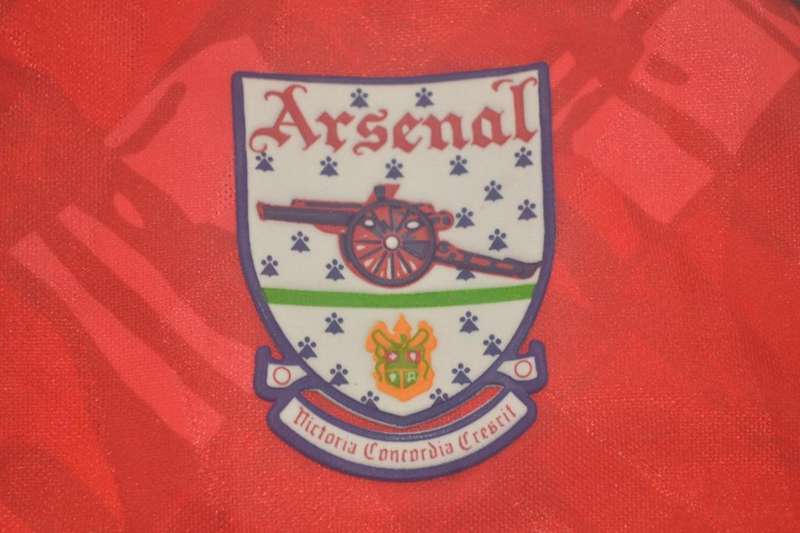 Arsenal Soccer Jersey Home Retro Replica 1990/92