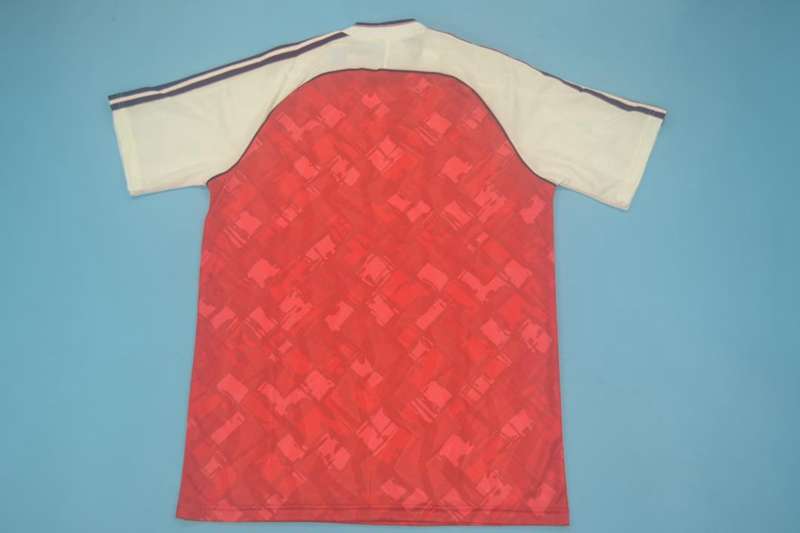 Arsenal Soccer Jersey Home Retro Replica 1990/92