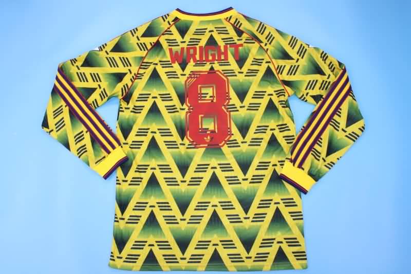 Arsenal Soccer Jersey Away Long Slevee Retro Replica 1991/93