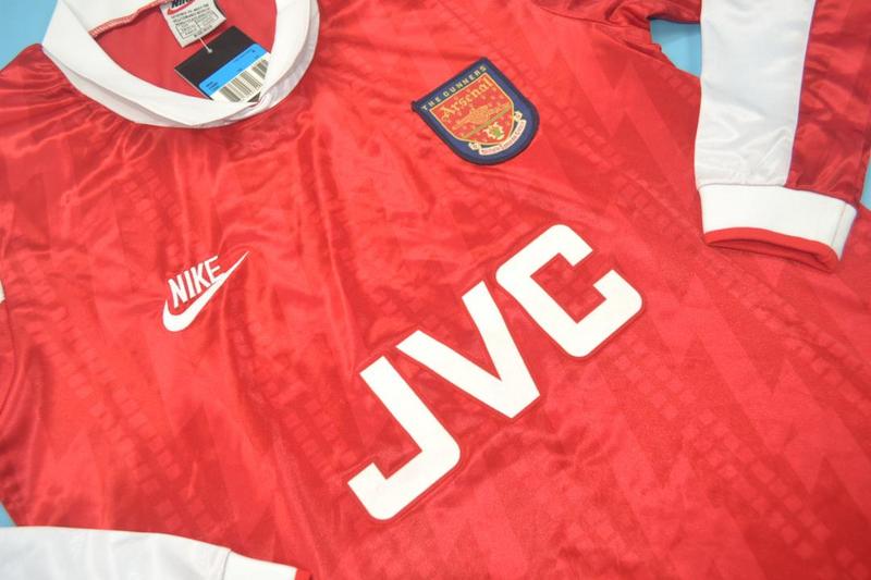 Arsenal Soccer Jersey Home Long Sleeve Retro Replica 1994/95