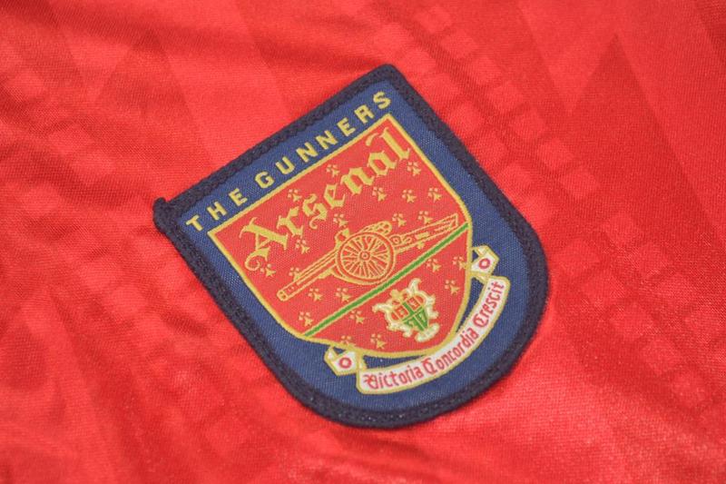 Arsenal Soccer Jersey Home Long Sleeve Retro Replica 1994/95