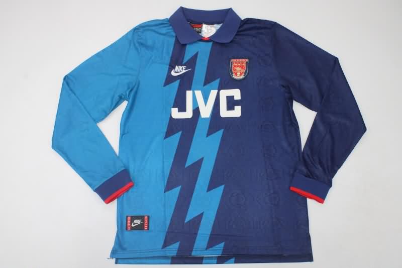 Arsenal Soccer Jersey Away Long Sleeve Retro Replica 1995/96