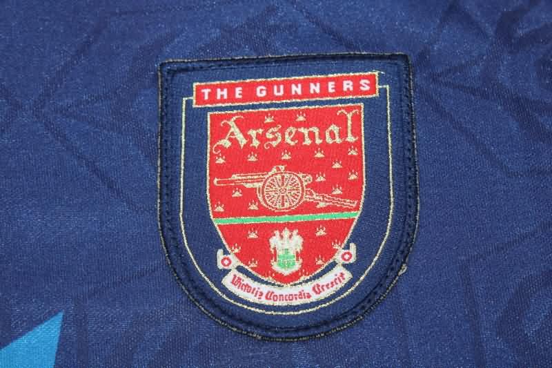 Arsenal Soccer Jersey Away Long Sleeve Retro Replica 1995/96