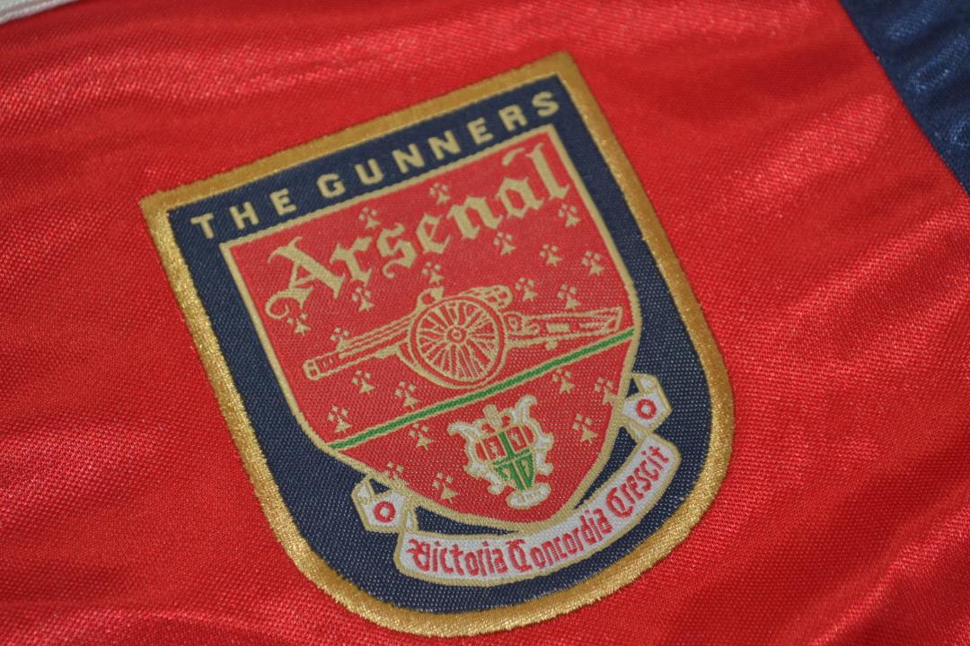 Arsenal Soccer Jersey Home Retro Replica 1998/99