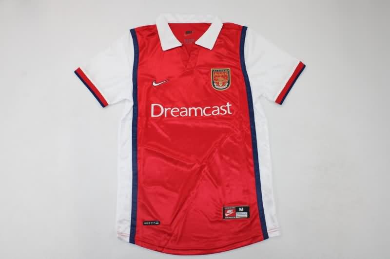Arsenal Soccer Jersey Home Retro Replica 1999/00