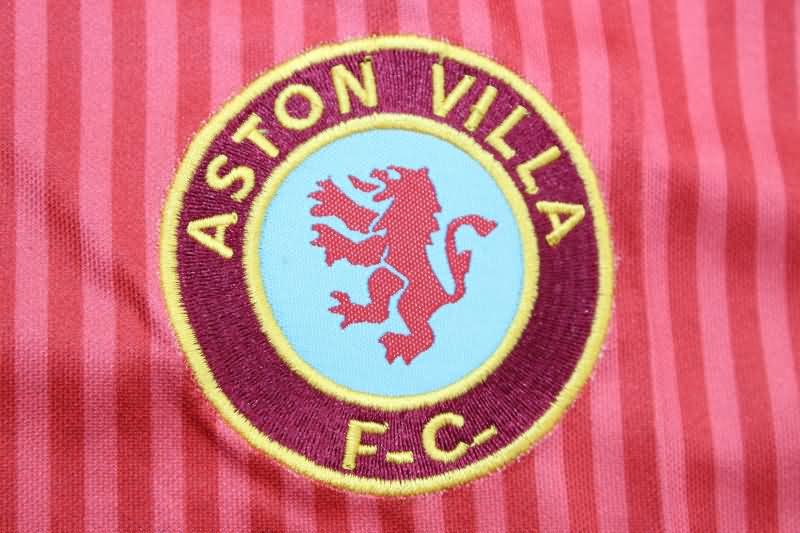 Aston Villa Soccer Jersey Home Retro Replica 1988