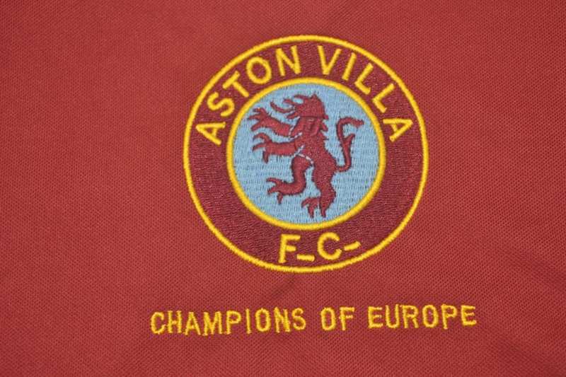 Aston Villa Soccer Jersey Home Retro Replica 1982/83