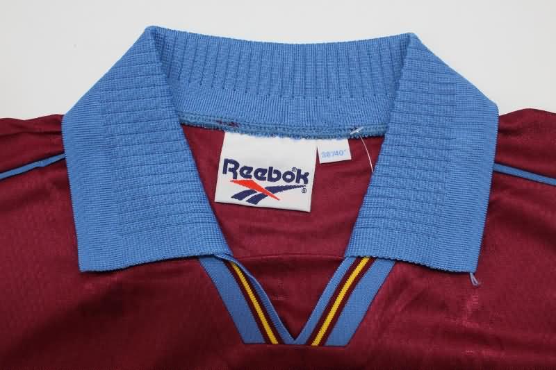 Aston Villa Soccer Jersey Home Retro Replica 1995/96