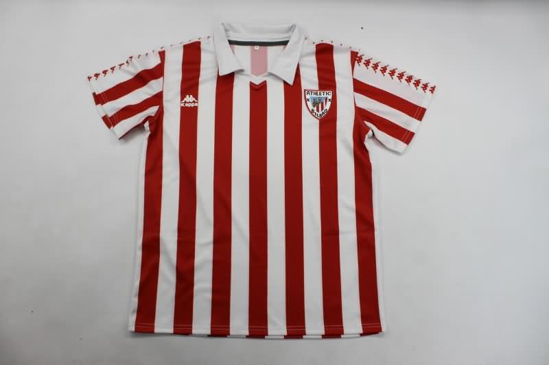 Athletic Bilbao Soccer Jersey Home Retro Replica 1991/92